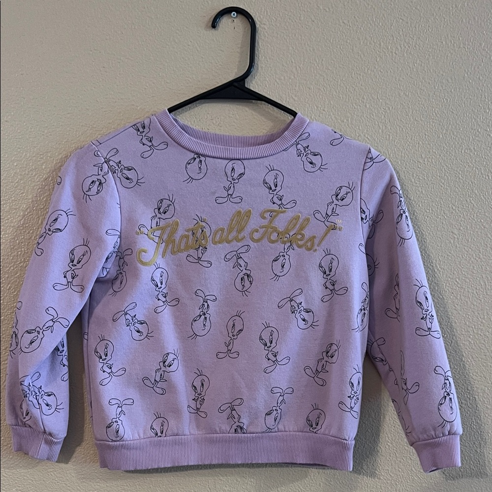 H&M Purple Tweety Kids Sweater